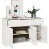 Kabalas su stalčių Drammen Balta 114 x 43 x 75,5 cm