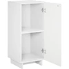 Komoda Itin blizgi balta 33,5 x 34,5 x 75 cm Apdirbta mediena
