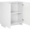 Komoda Itin blizgi balta 67 x 34.5 x 75 cm Apdorota mediena