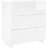 Komoda Itin blizgi balta 70 x 38 x 75 cm Apdirbta mediena