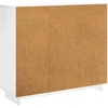 Komoda Itin blizgi balta 85,5 x 31 x 75 cm Apdirbta mediena