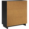 Komoda Juoda 67 x 34.5 x 75 cm Apdorota mediena
