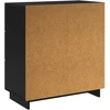 Komoda Juoda 70 x 38 x 75 cm Apdirbta mediena