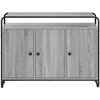 Komoda Pilka Sonoma 102 x 35 x 75 cm Apdirbta mediena