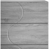 Komoda Pilka Sonoma 70 x 38 x 75 cm Apdirbta mediena