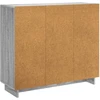 Komoda Pilka Sonoma 85,5 x 31 x 75 cm Apdirbta mediena