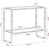 Komoda Sendintos medienos 93.5 x 38 x 75 cm Apdirbta mediena