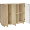Komoda Sonoma ąžuolas 85,5 x 31 x 75 cm Apdirbta mediena