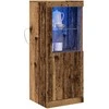 LED Bufetas Ruda 41 x 37 x 100 cm Apdirbta mediena