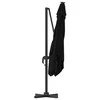 Roma Parasol Juoda 286 x 284 x 265 cm Aliuminis ir poliesteris