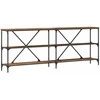 Konsolinis stalas Senas medis 200 x 30 x 75 cm Apdirbta mediena