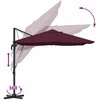 Skėtis nuo saulės Bordo raudona 351 x 250 x 260 cm