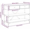 Konsolinis stalas su stalčių Ruda 100 x 34,5 x 75 cm Medis