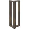 Konsolinio staliuko kojelės, T formos, 2 vnt., juodos, 25x28x(72-73) cm, plienas