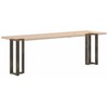 Konsolinio staliuko kojelės, T formos, 2 vnt., juodos, 25x28x(72-73) cm, plienas