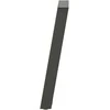Konsolinio stalo kojelės, U formos, 2 vnt., antracito spalvos, 28x(72-73) cm, plienas