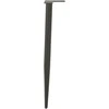 Kavos staliuko kojelės, 4 vnt., antracito, 72-73cm, plienas