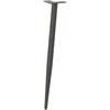 Kavos staliuko kojelės, 4 vnt., antracito, 72-73cm, plienas