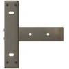 Konsolinio staliuko kojelės, T formos, 2 vnt., juodos, 38x25x(72-73) cm, plienas