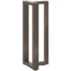 Konsolinio staliuko kojelės, T formos, 2 vnt., juodos, 38x25x(72-73) cm, plienas