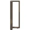 Konsolinio staliuko kojelės, T formos, 2 vnt., juodos, 38x25x(72-73) cm, plienas