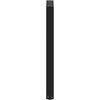 Kavos staliuko kojelės, U formos, 2 vnt., juoda, 38x(72-73) cm
