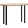 Konsolinio stalo kojelės, 4 vnt., juodos, 72-74 cm, plienas