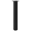 Konsolinio stalo kojelės, 4 vnt., juodos, 72-74 cm, plienas