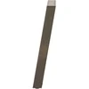 Konsolinio stalo kojelės, U formos, 2 vnt., natūralus plienas, 38x(72-73) cm, plienas