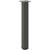 Konsolinio stalo kojos, 4 vnt., antracito spalvos, 72-74 cm, plienas