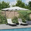 Roma Parasol Smėlio 286 x 284 x 270 cm Aliuminis ir poliesteris