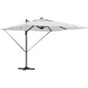 Roma Parasol Smėlio 286 x 284 x 270 cm Aliuminis ir poliesteris