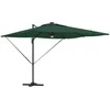 Roma Parasol Žalia 286 x 284 x 270 cm Aliuminis ir poliesteris