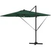 Roma Parasol Žalia 286 x 284 x 270 cm Aliuminis ir poliesteris