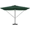 Roma Parasol Žalia 286 x 284 x 270 cm Aliuminis ir poliesteris