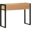 konsolinis stalas 100x35x75 cm Tvirtas neapdorotas medis Mango