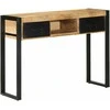 konsolinis stalas 100x35x75 cm Tvirtas neapdorotas medis Mango