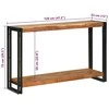 Konsolinis stalas Ruda 120 x 33 x 75 cm Kietos akacijos mediena