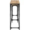 Konsolinis stalas 2 pcs Amatininkų ąžuolas 100 x 28 x 75 cm