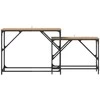Konsolinis stalas 2 pcs Amatininkų ąžuolas 100 x 28 x 75 cm