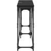 Konsolinis stalas 2 pcs Juodas ąžuolas 100 x 28 x 75 cm