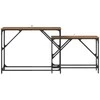 Konsolinis stalas 2 pcs Senovinis medis 100 x 28 x 75 cm