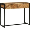 Konsolinis stalas Ruda 90 x 35 x 75 cm Kietos akacijos mediena