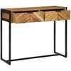 Konsolinis stalas Ruda 90 x 35 x 75 cm Kietos akacijos mediena
