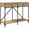 Konsolinis stalas Amatininkų ąžuolas 100 x 39 x 78,5 cm