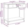 Konsolinis stalas Amatininkų ąžuolas 75 x 34,5 x 75 cm