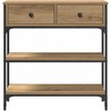 Konsolinis stalas Amatininkų ąžuolas 72.5 x 25 x 75 cm