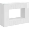 Konsolinis stalas Aukšto Blizgesio Baltas 101 x 29 x 74 cm