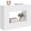 Konsolinis stalas Baltas 101 x 29 x 74 cm Dirbtinė mediena