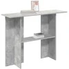 Konsolinis stalas Betono pilka 100 x 30 x 75 cm